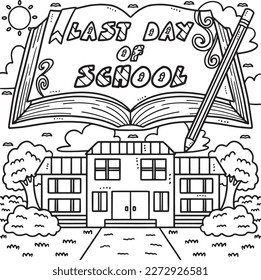 Last Day Of School Coloring Page