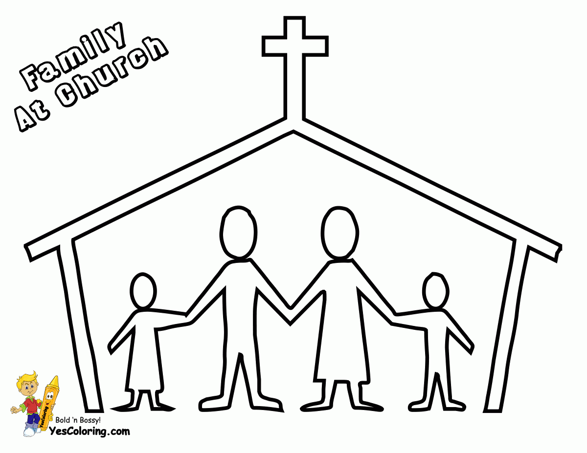 Lds Church Coloring Page