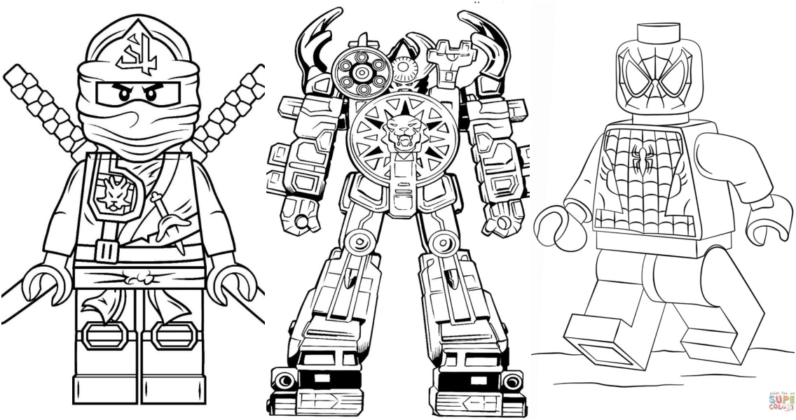 Lego Color Sheets Lego Marvel Coloring Pages