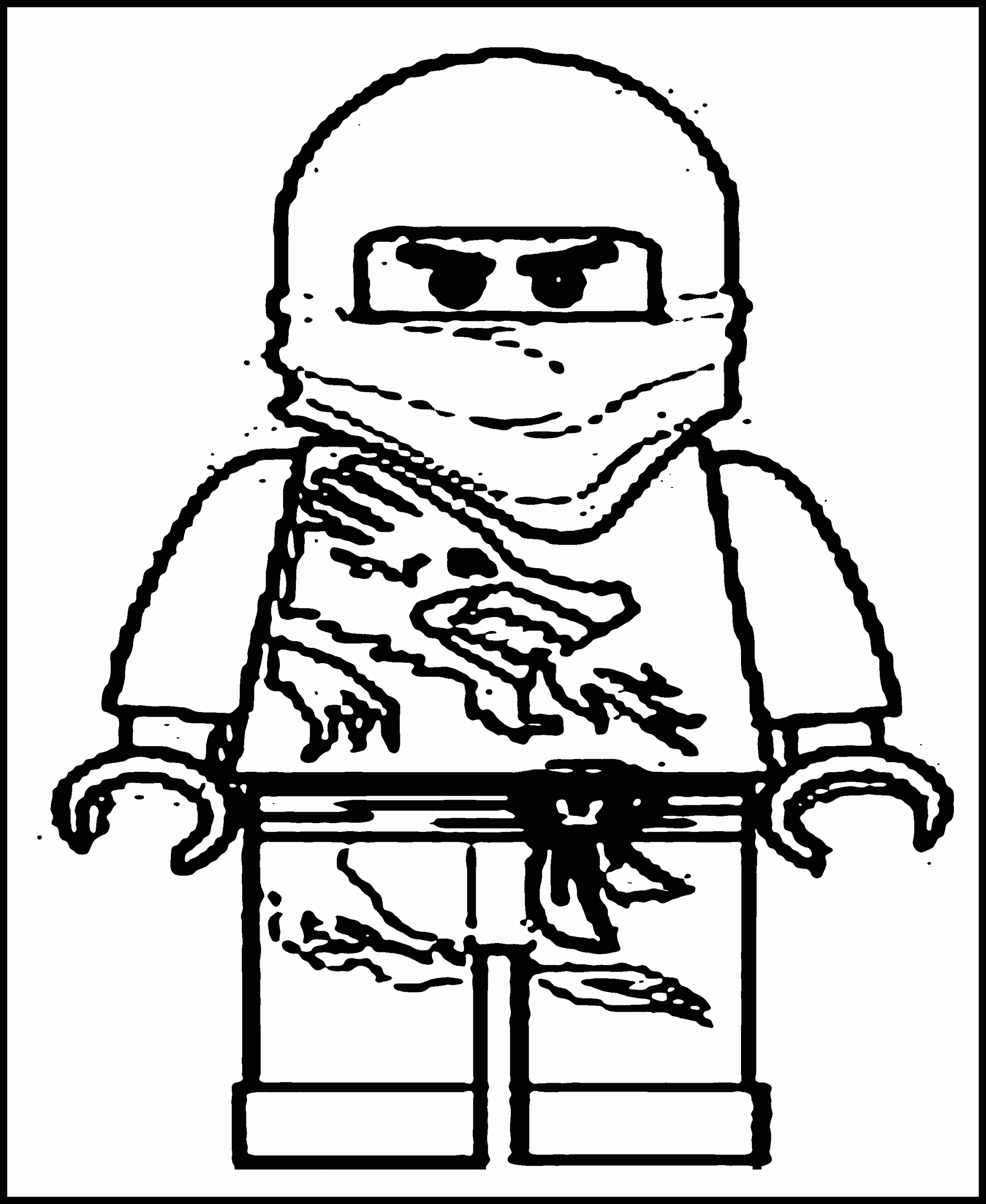 Lego Ninjago Kai Printable Coloring Pages Coloring Home