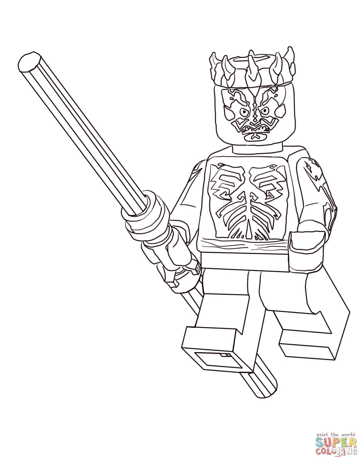 Star Wars Coloring Pages Lego