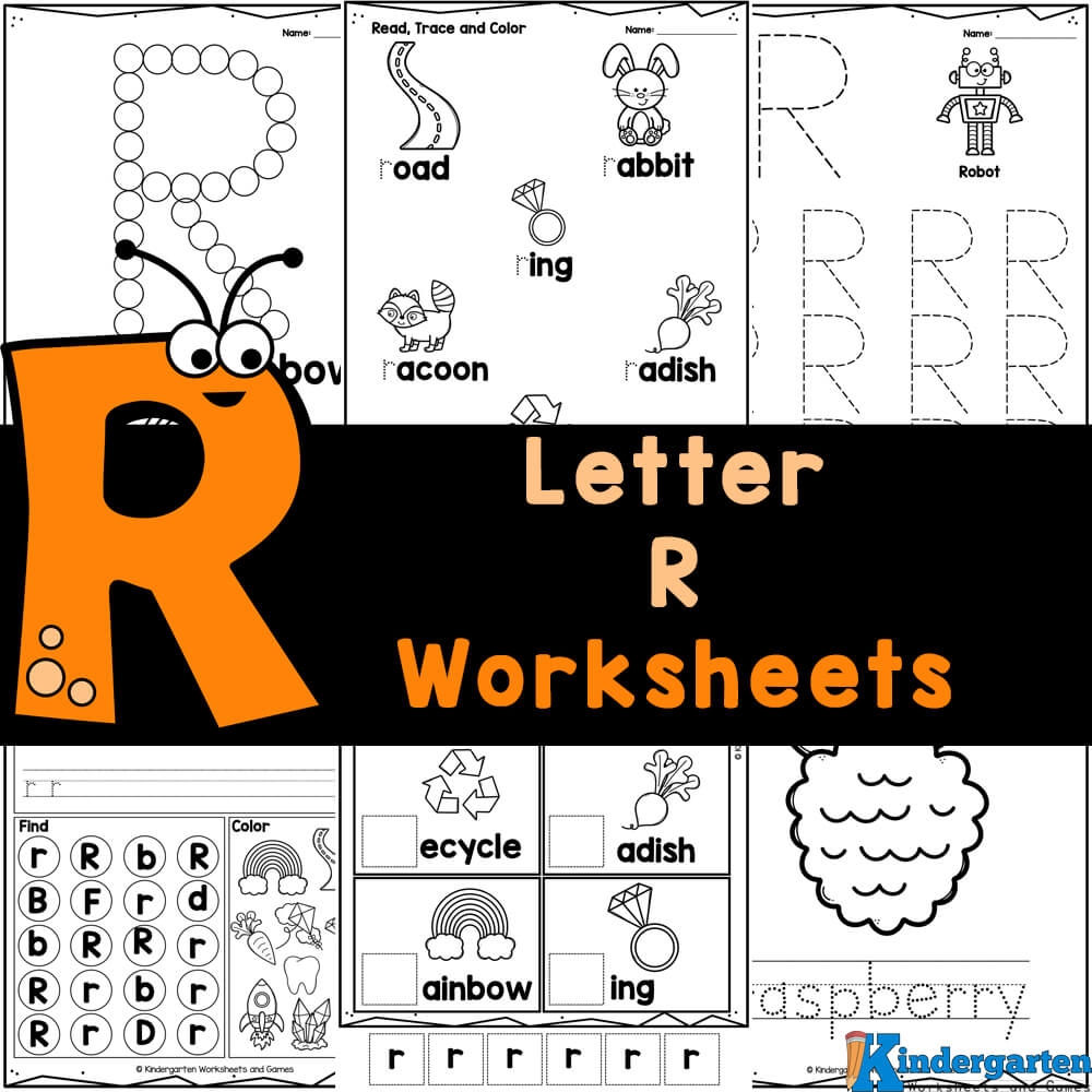 pre kindergarten letter worksheets