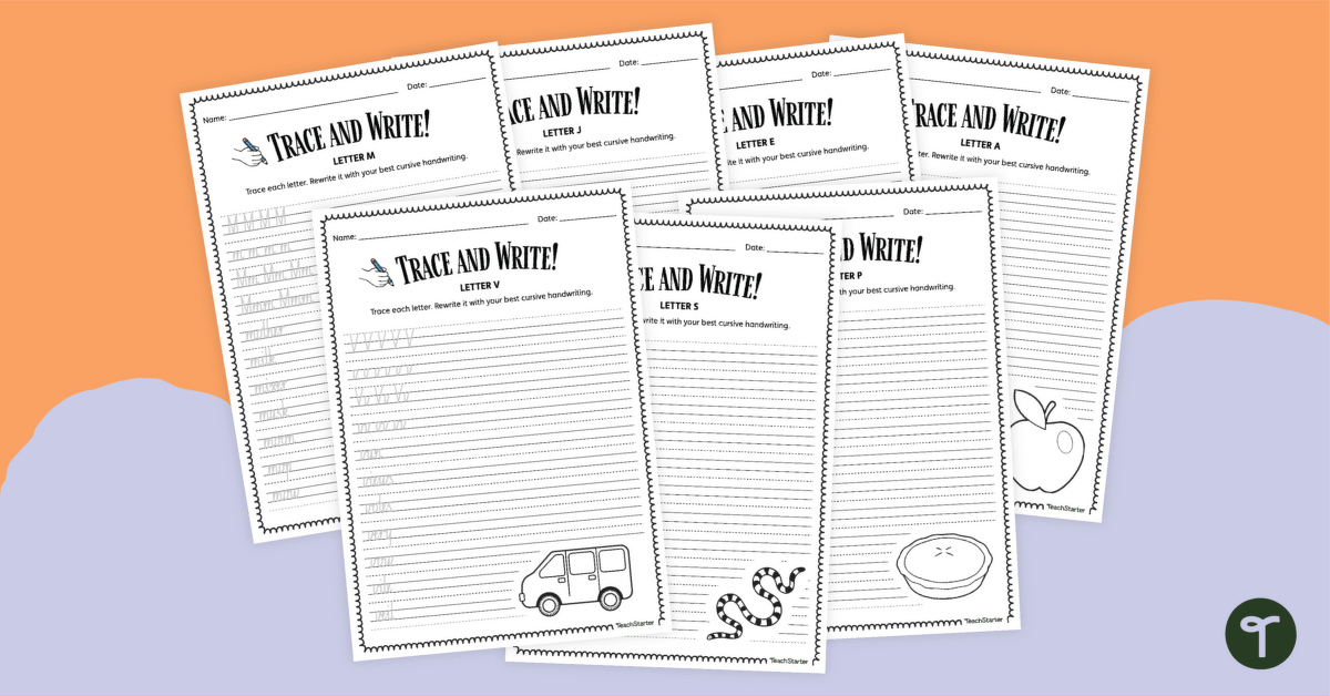 practise writing letters worksheet