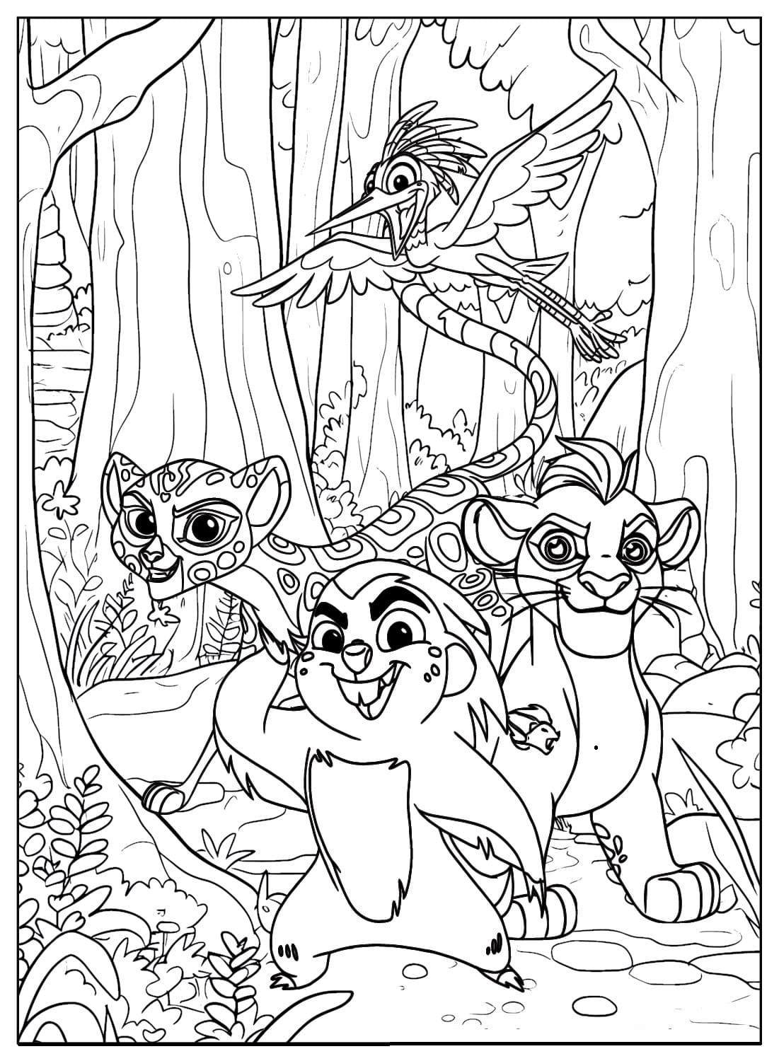 Lion Guard Coloring Pages