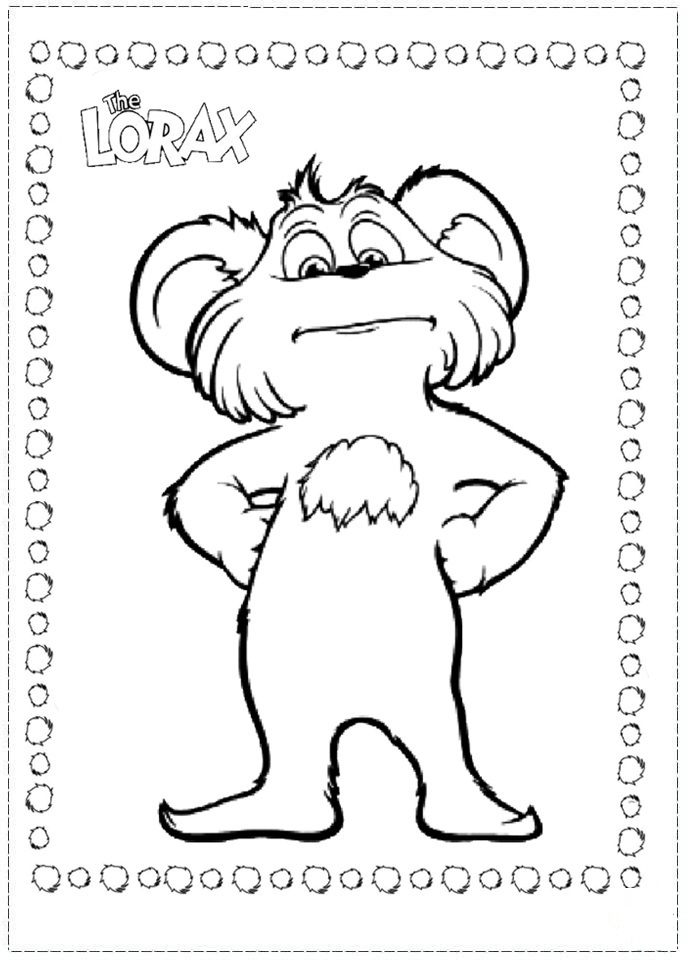 printable lorax pictures