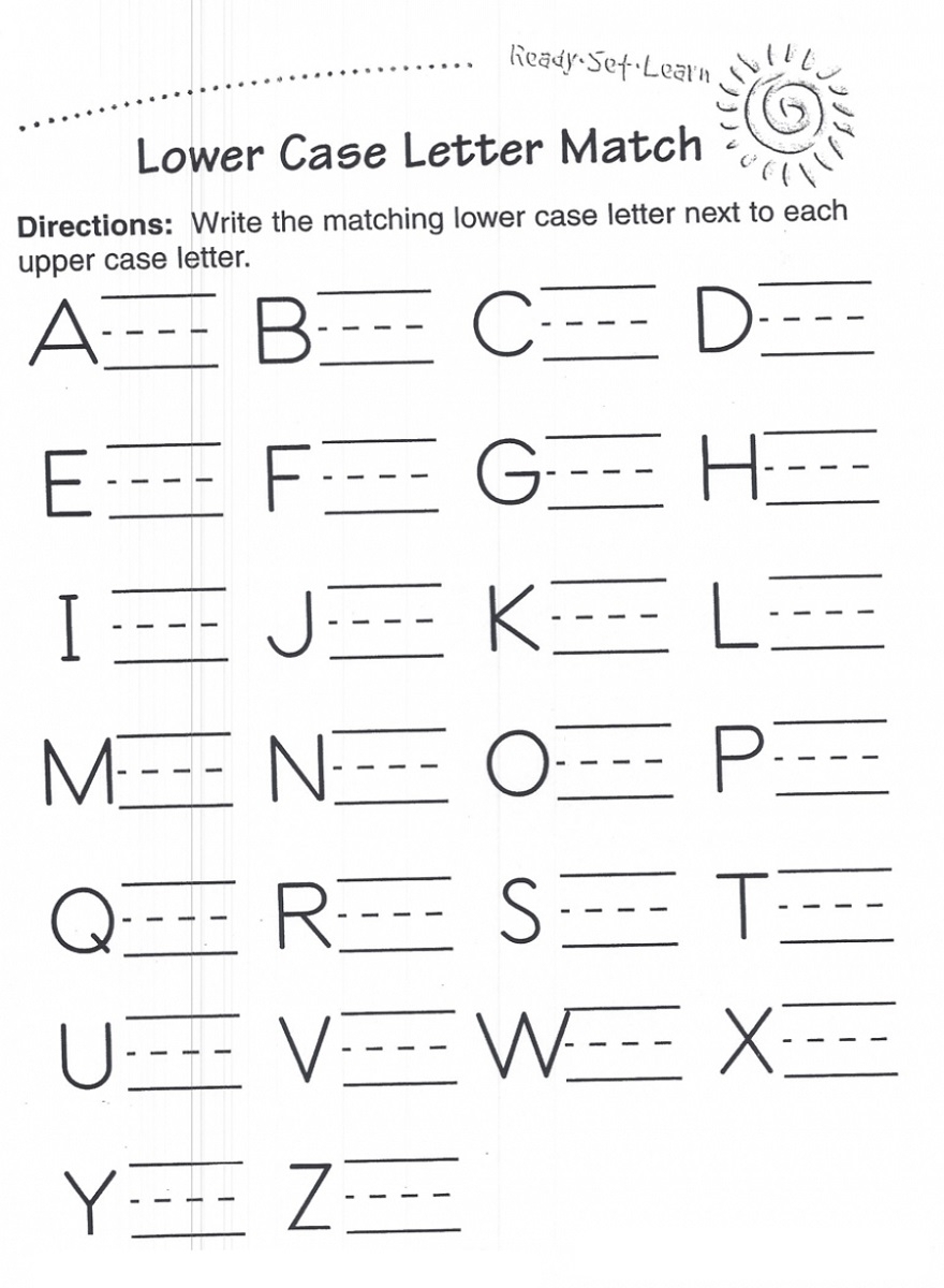 lowercase alphabet worksheets