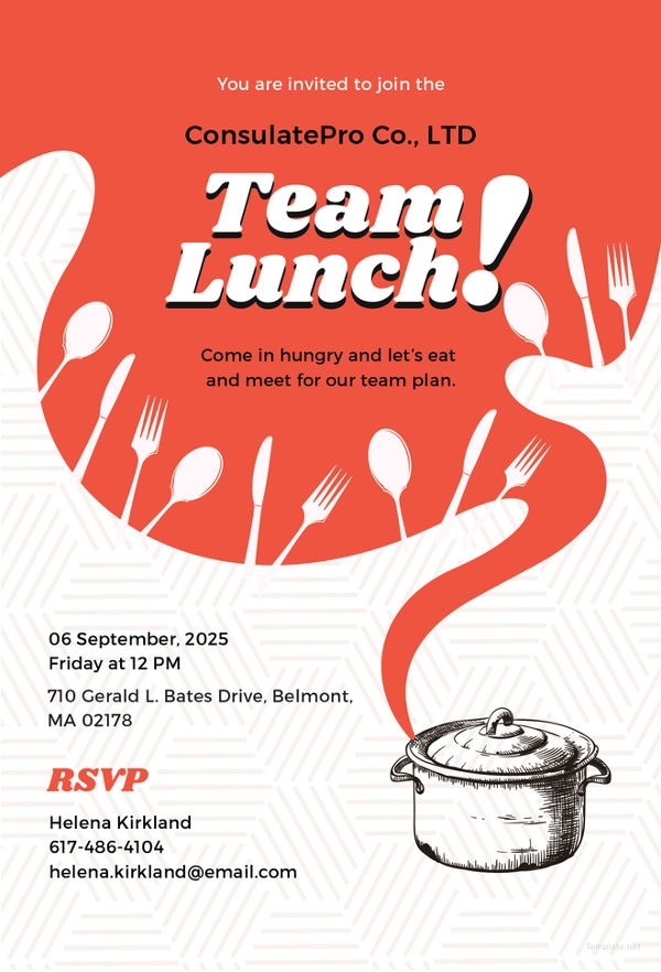 Lunch Invitation Template 34 Free PSD PDF Documents Download Free