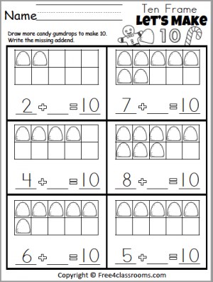 making 10 worksheets