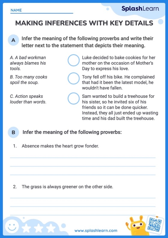 Making Inferences Worksheets Making Inferences Graphic Organizers Hot 