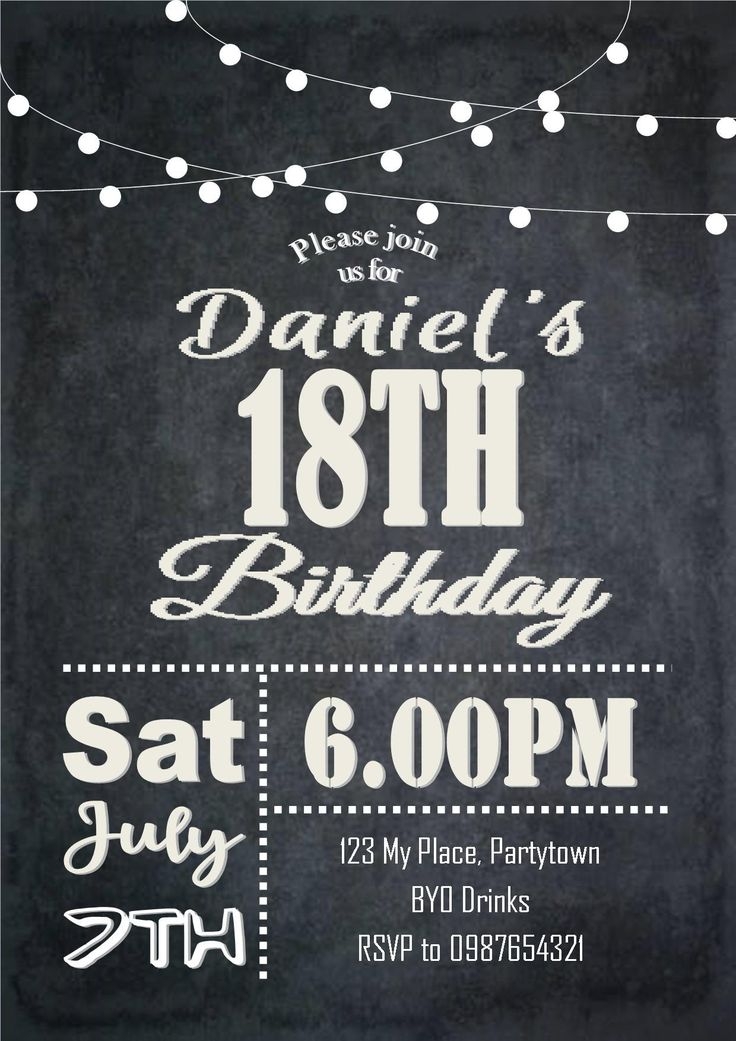 Male Birthday Invitation Templates Dev onallcylinders