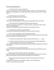 Marine Honors Tsunami Worksheet pdf Tsunami Video Worksheet Pt 1 1