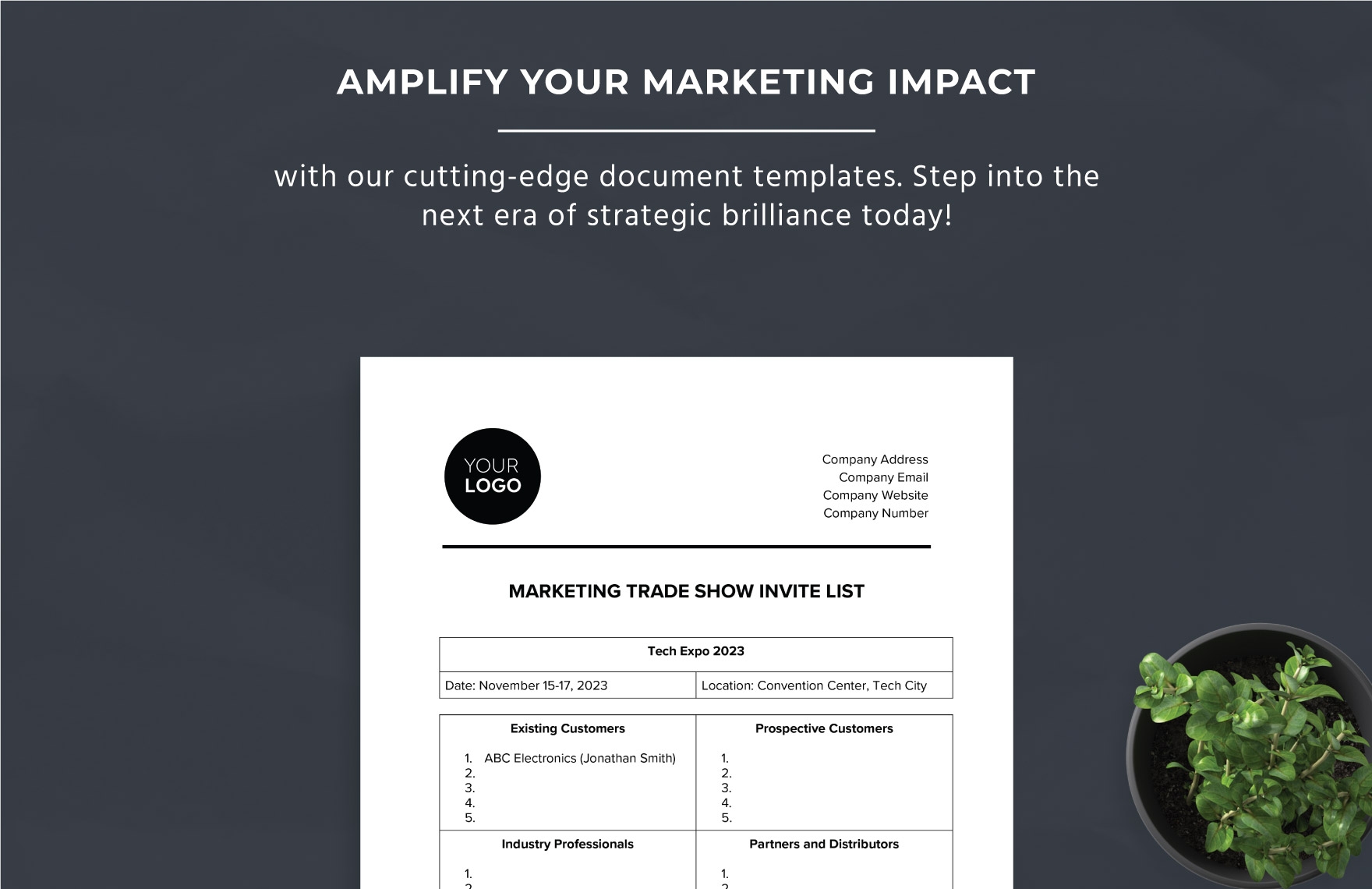 invite list template