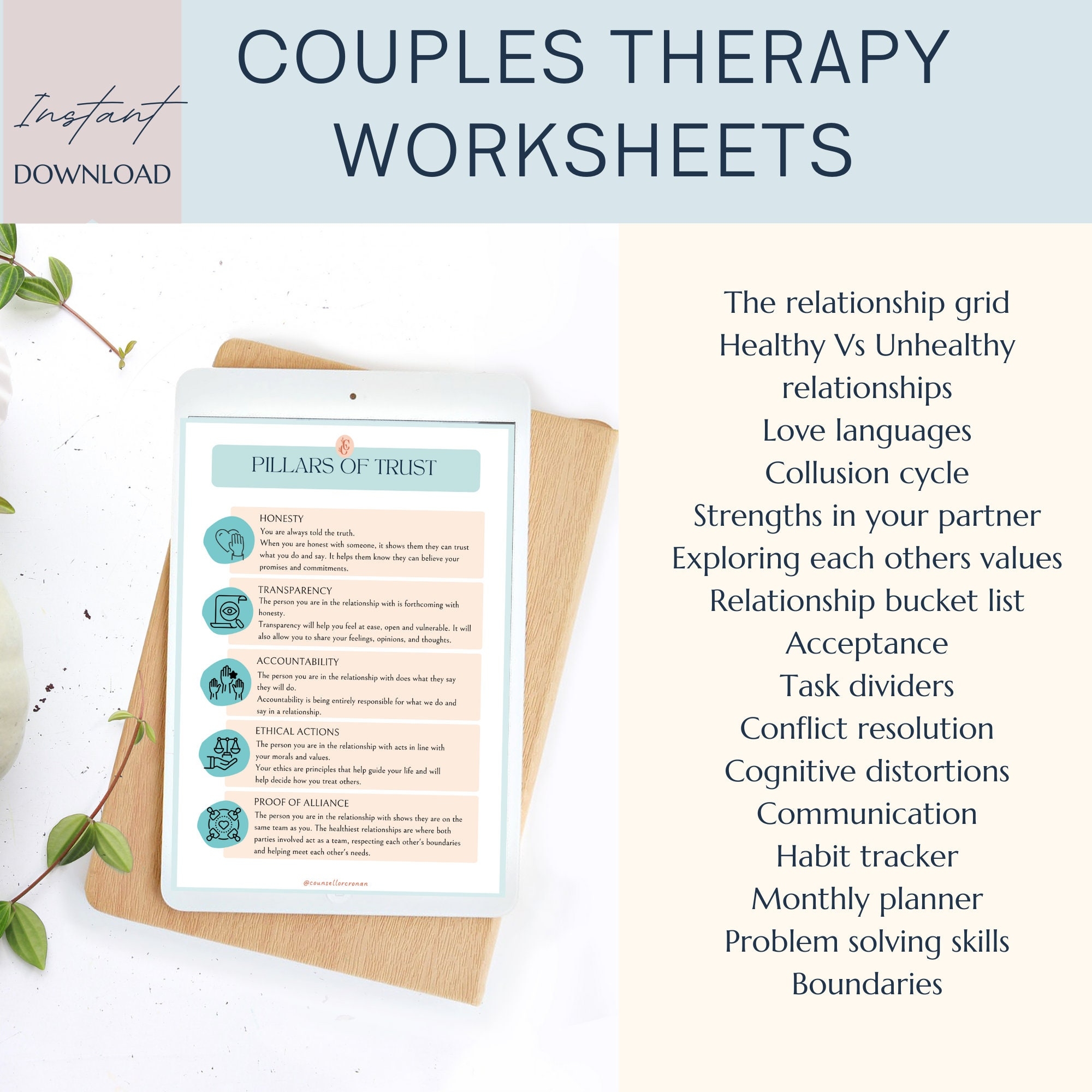 couples worksheets