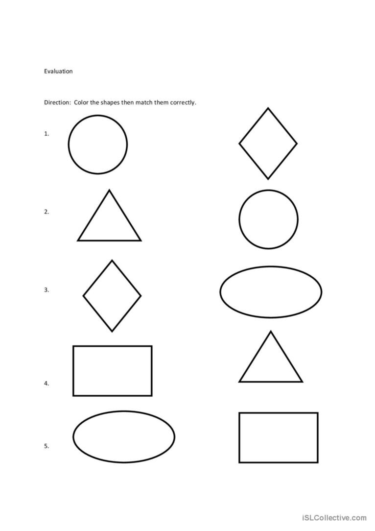Matching Shapes Worksheets Printables Freebie Finding Mom 59 OFF