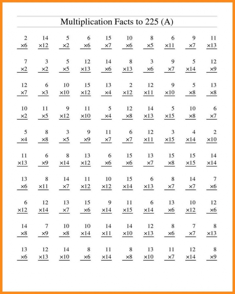 Math Worksheet 5Th Grade Printable PDF Template