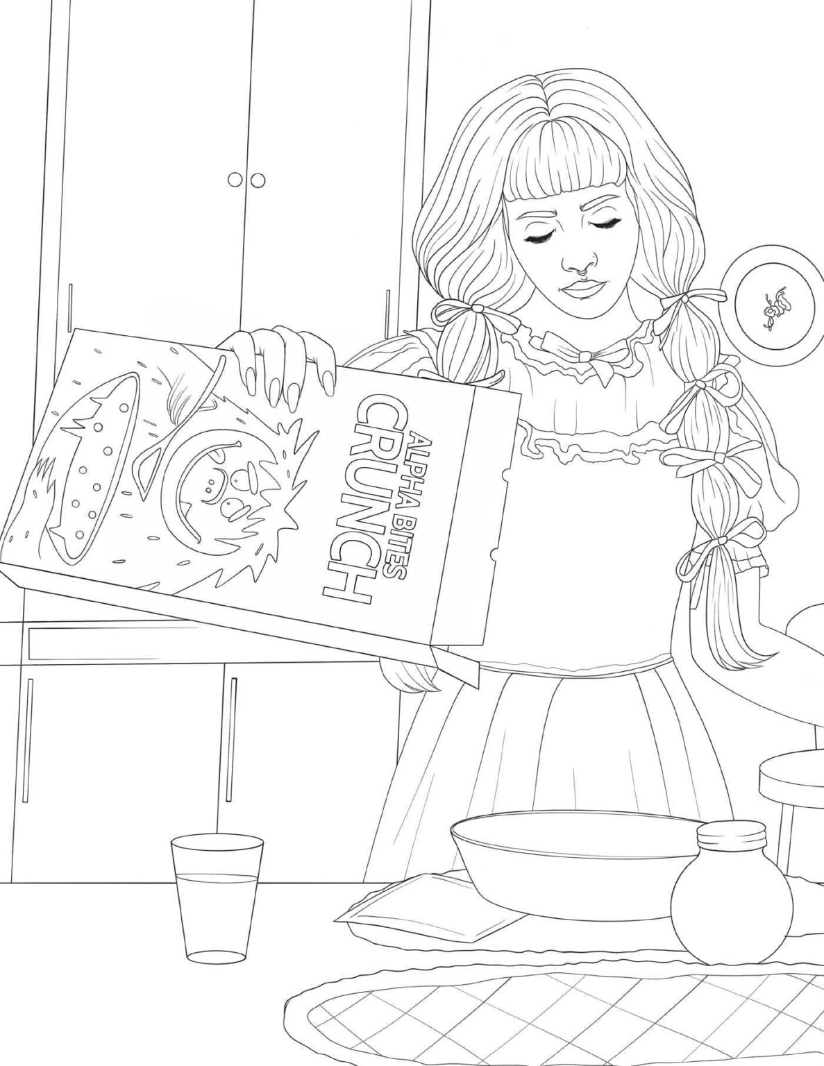 Melanie Martinez Coloring Pages
