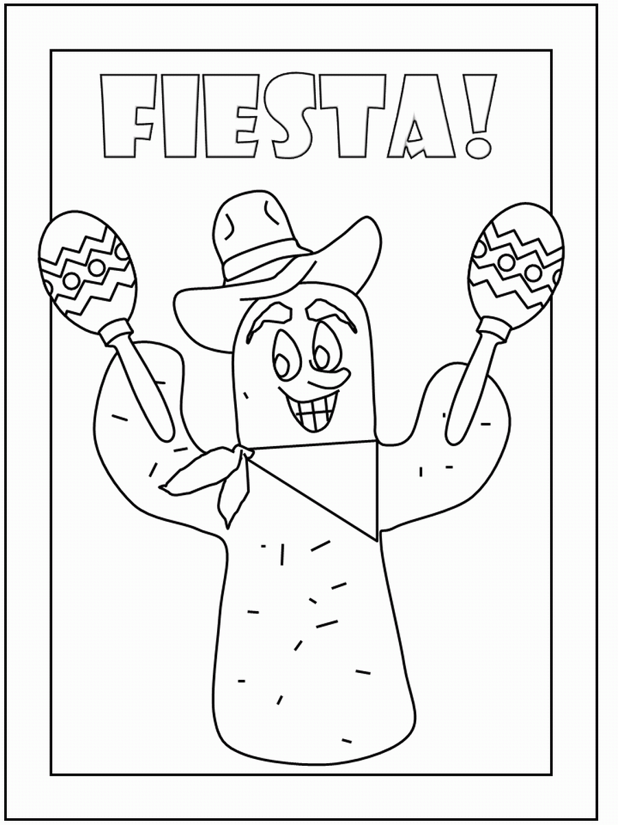 Mexican Coloring Pages
