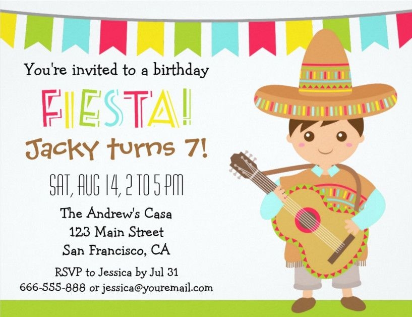 mexican invitations free templates