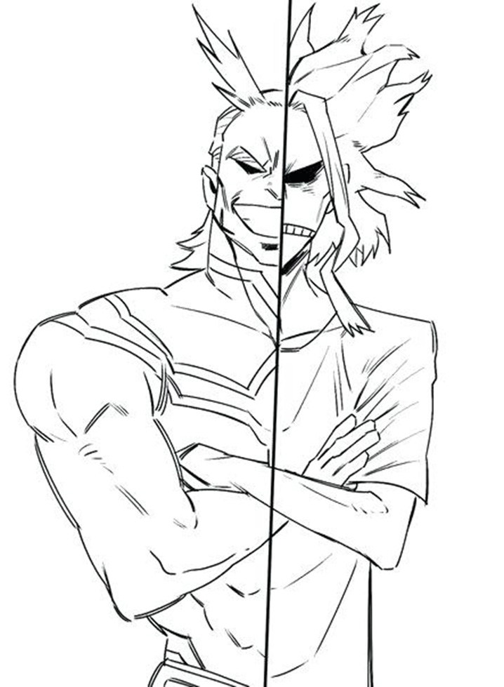 MHA Coloring Pages Coloring Home