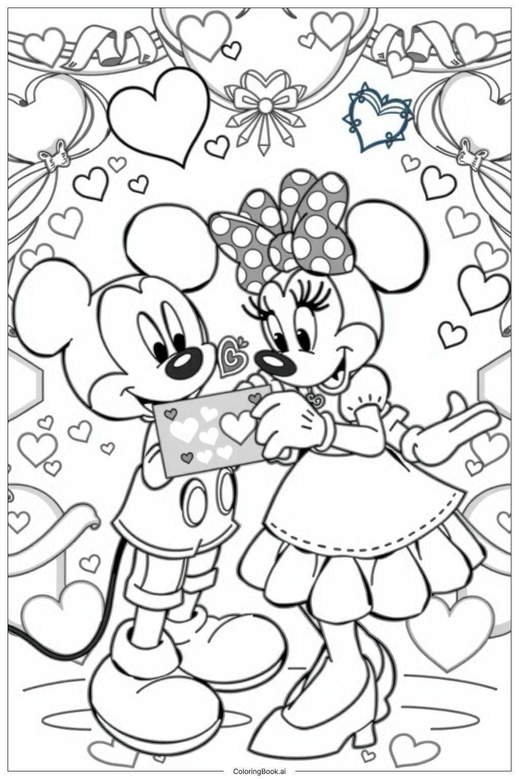 Minnie Color Page