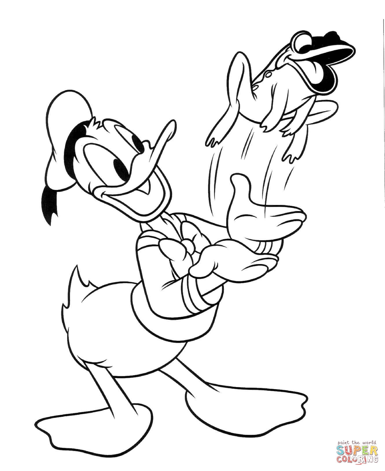 Donald Duck Coloring Pages
