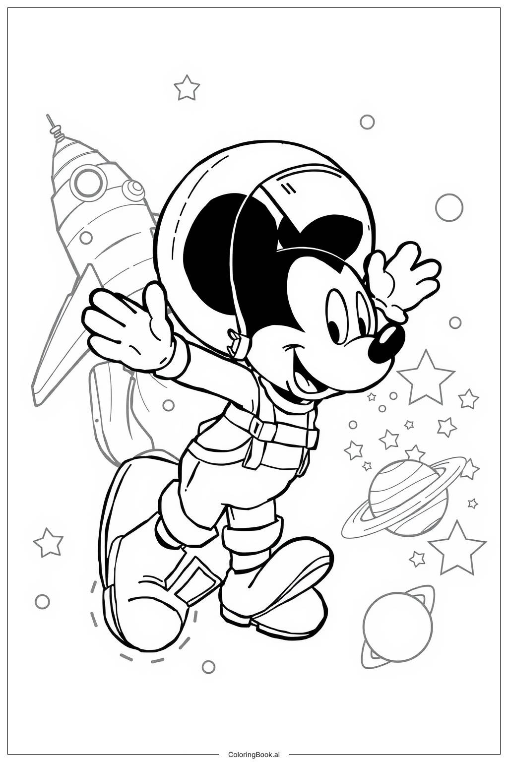 mickey mouse free printable coloring pages