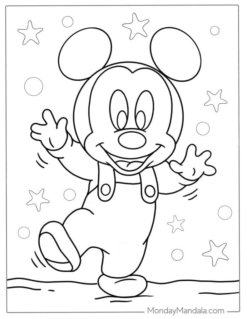 free printable coloring pages of mickey mouse