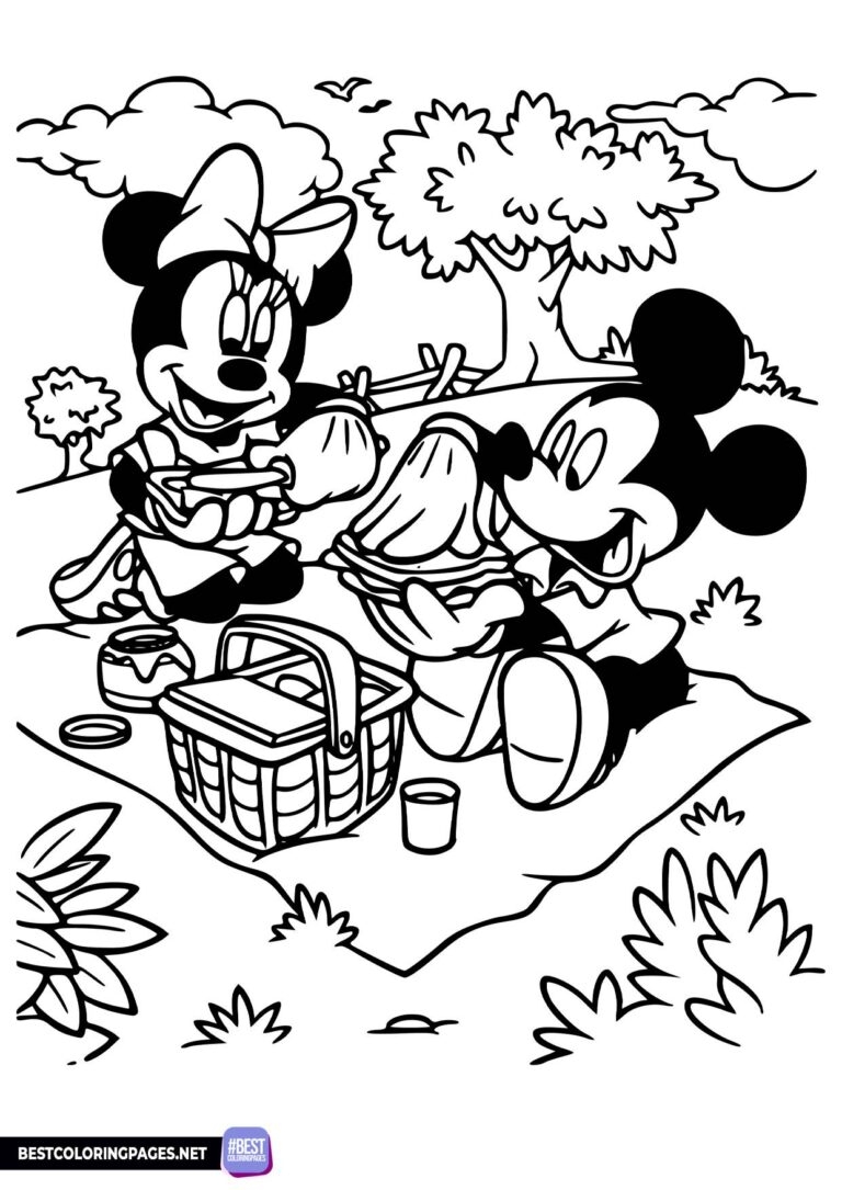 Mickey Mouse Printable Free Printable Coloring Pages