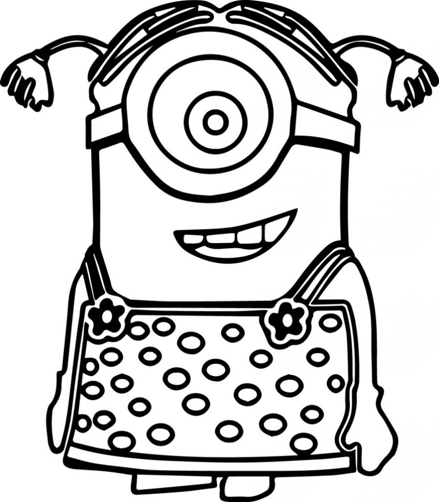 minion coloring pages for free
