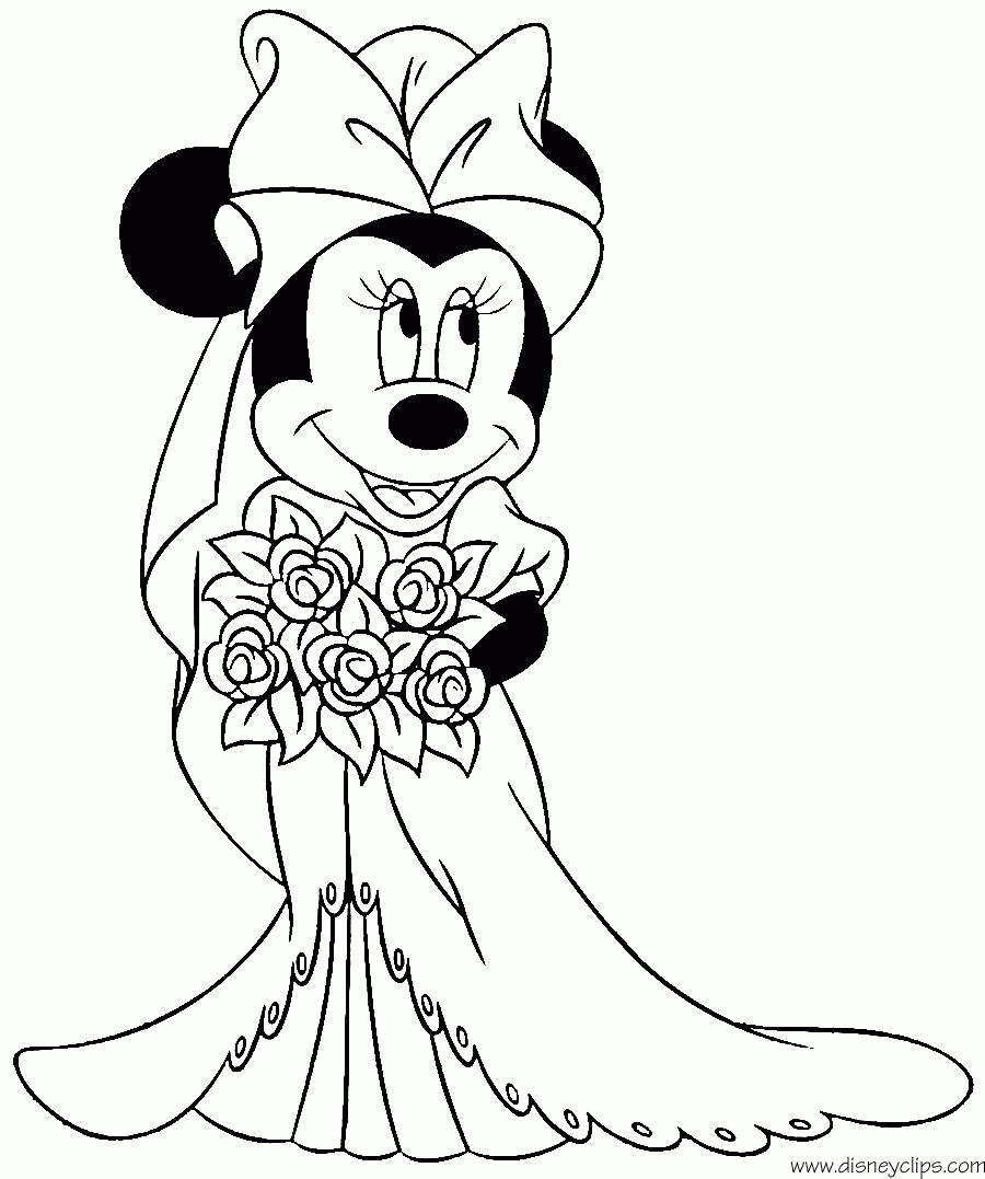 Minnie Coloring Pages Learny Kids