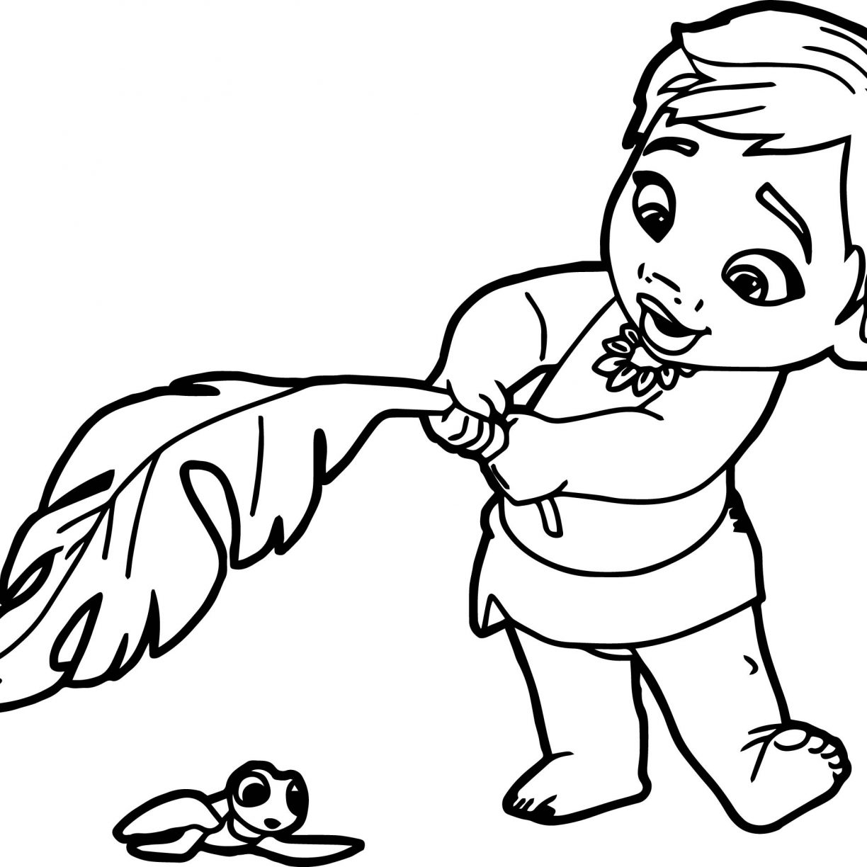Moana Color Pages Gulfheads
