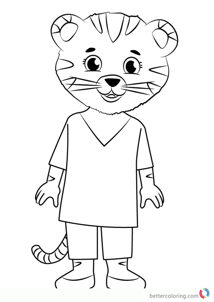 Coloring Pages Daniel Tiger