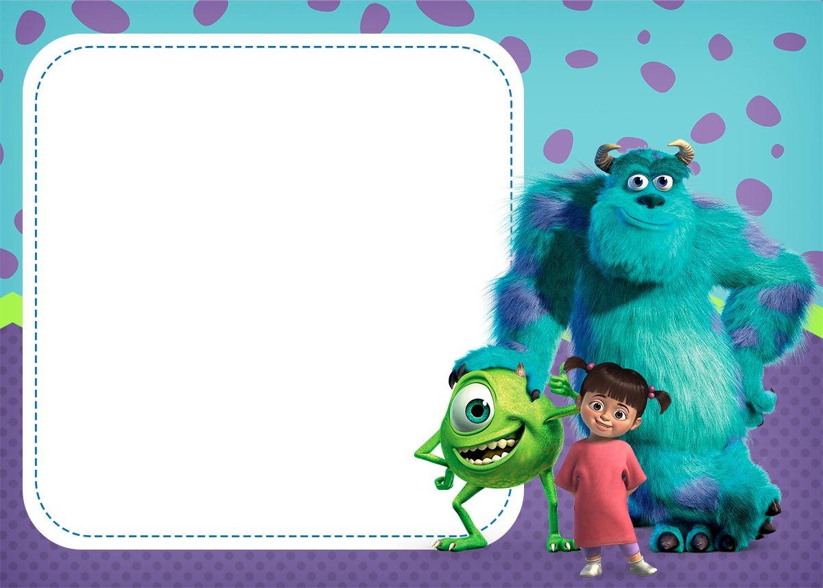 Monsters Inc Invitations Templates Dev onallcylinders
