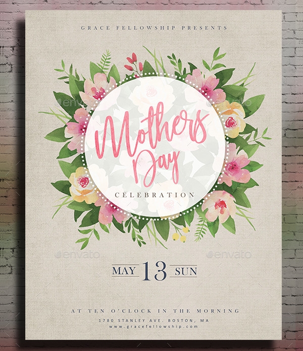 Mother 39 s Day Invitation Template 17 Free Premium Download