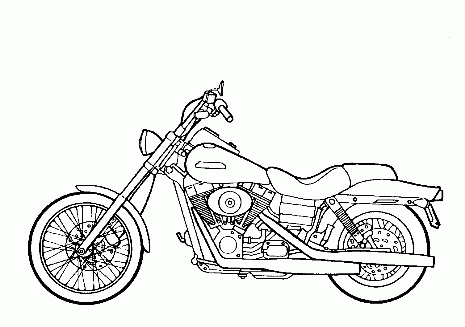 printable motorbike pictures