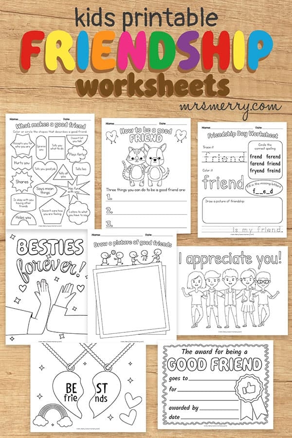 My Friend Writing Printable Printable 1st 3rd Grade Worksheets Library