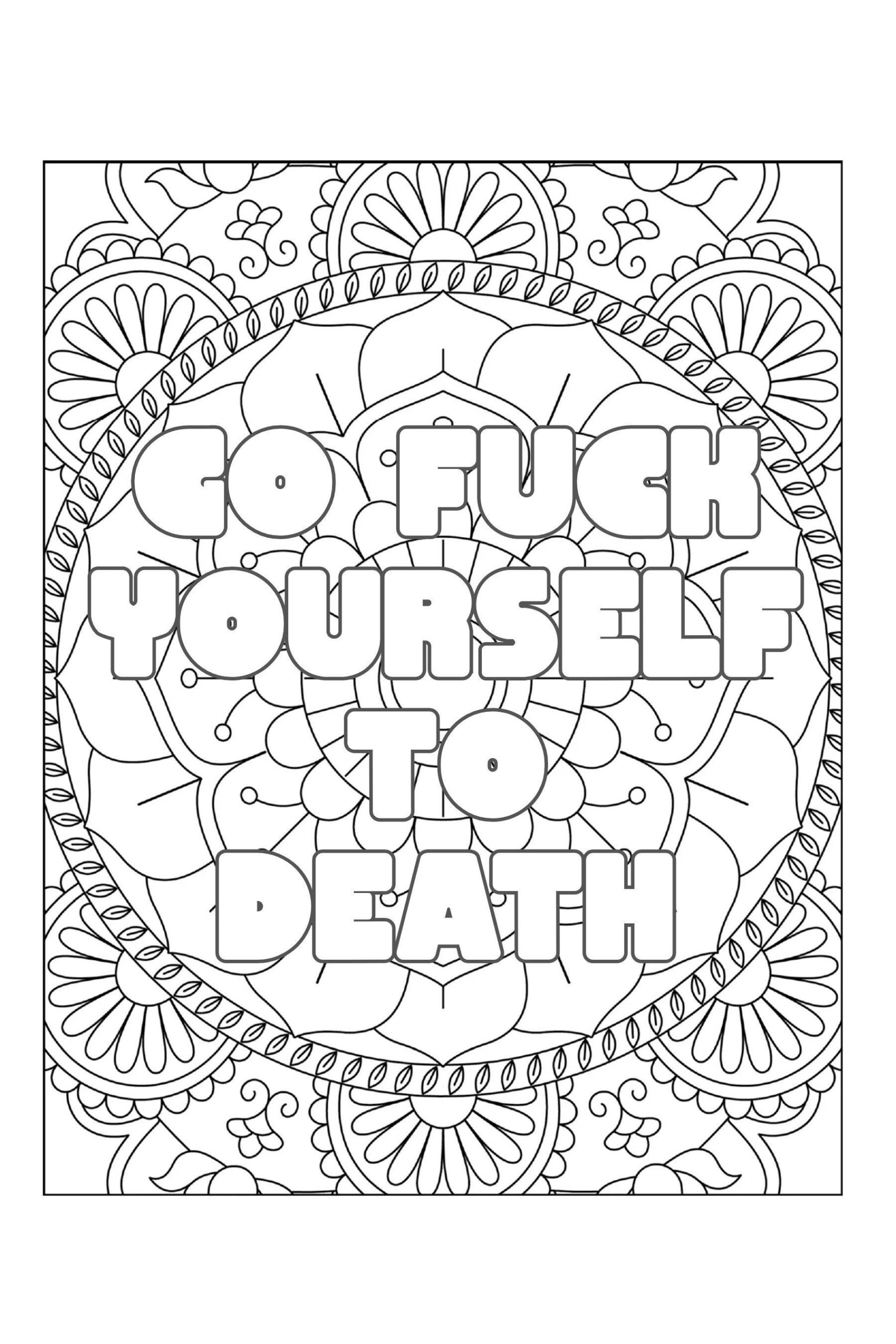 My Profanity Coloring Book By GBN Publishing Club Adult Coloring Book 