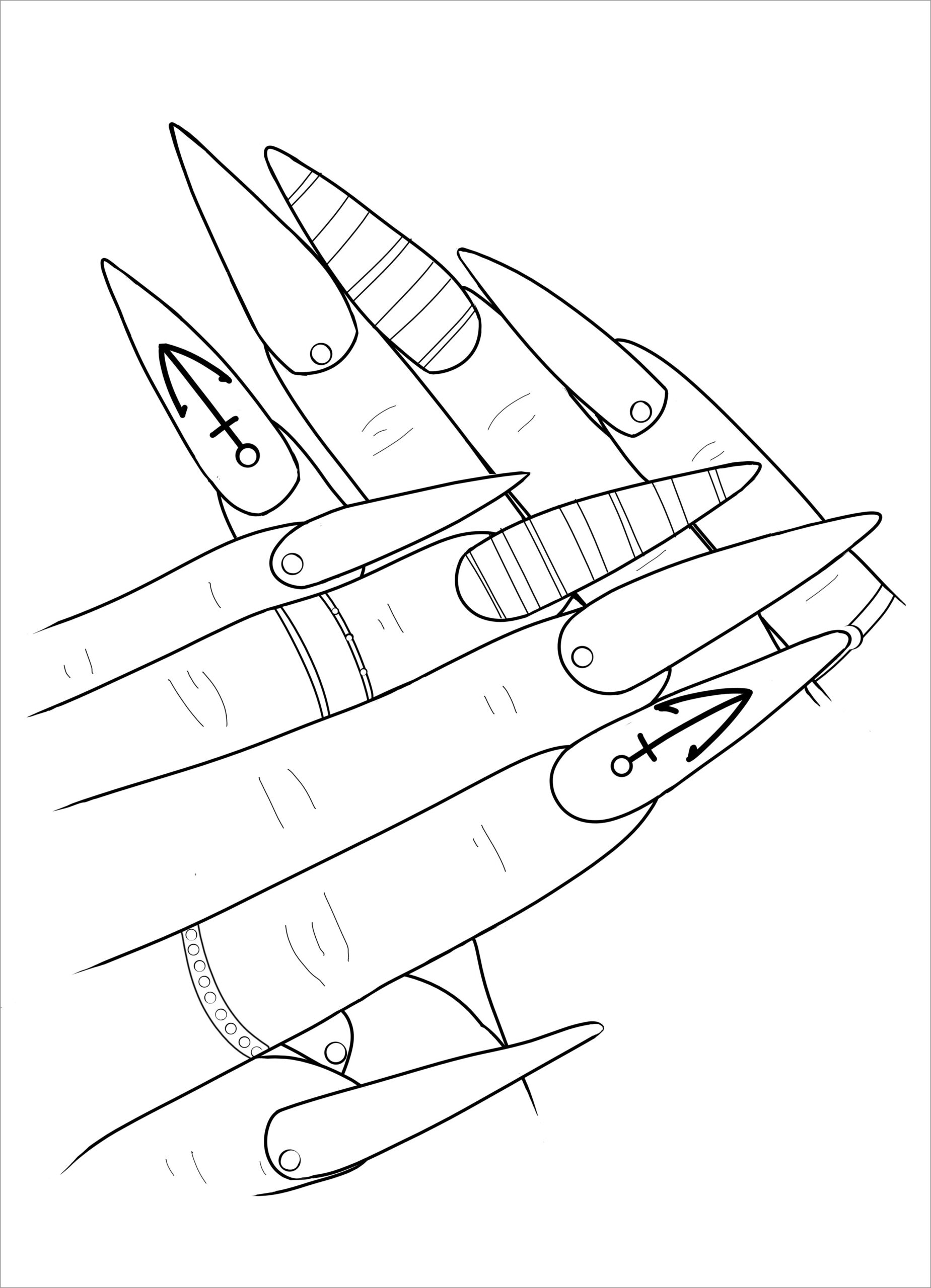Nail Coloring Pages ColoringBay