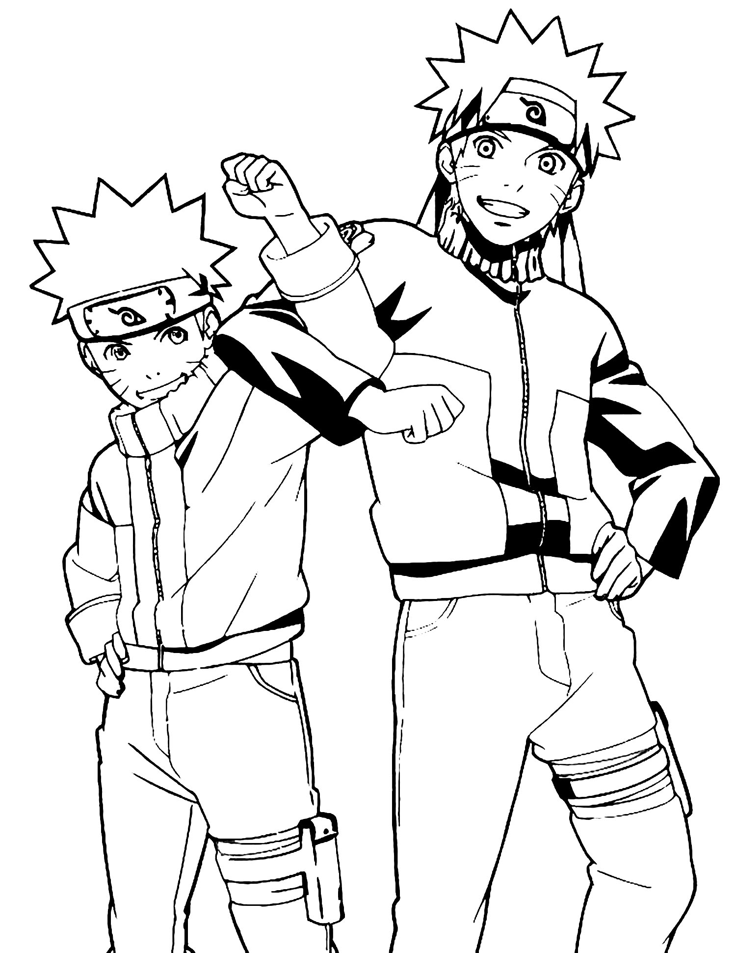 Naruto Color Pages