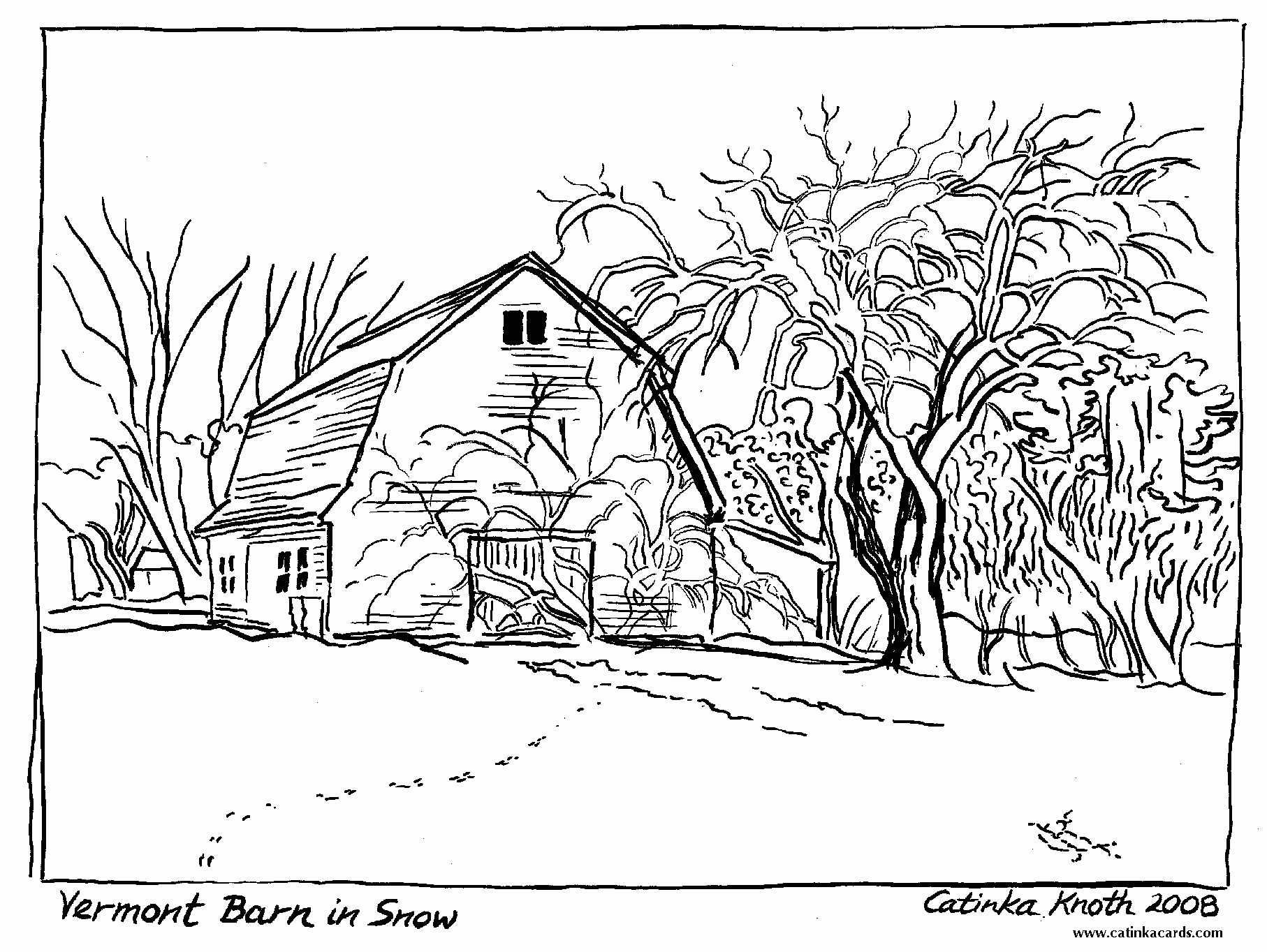 Nature Scenes Coloring Pages Coloring Home