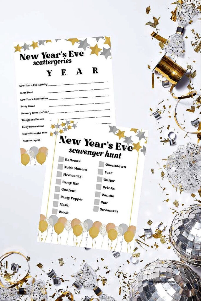 New Years Eve Games Printables My Turn For Us