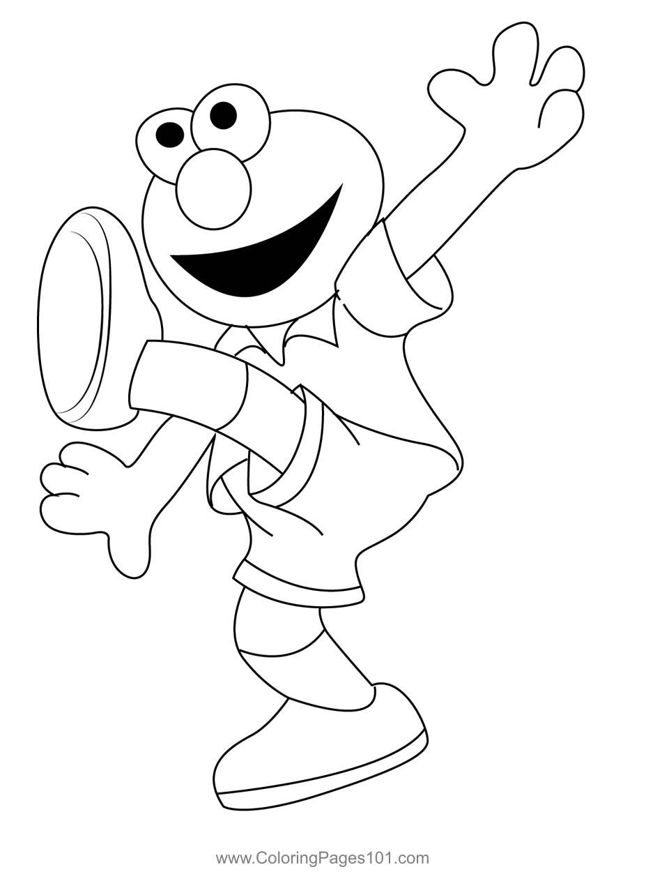 free elmo coloring pages