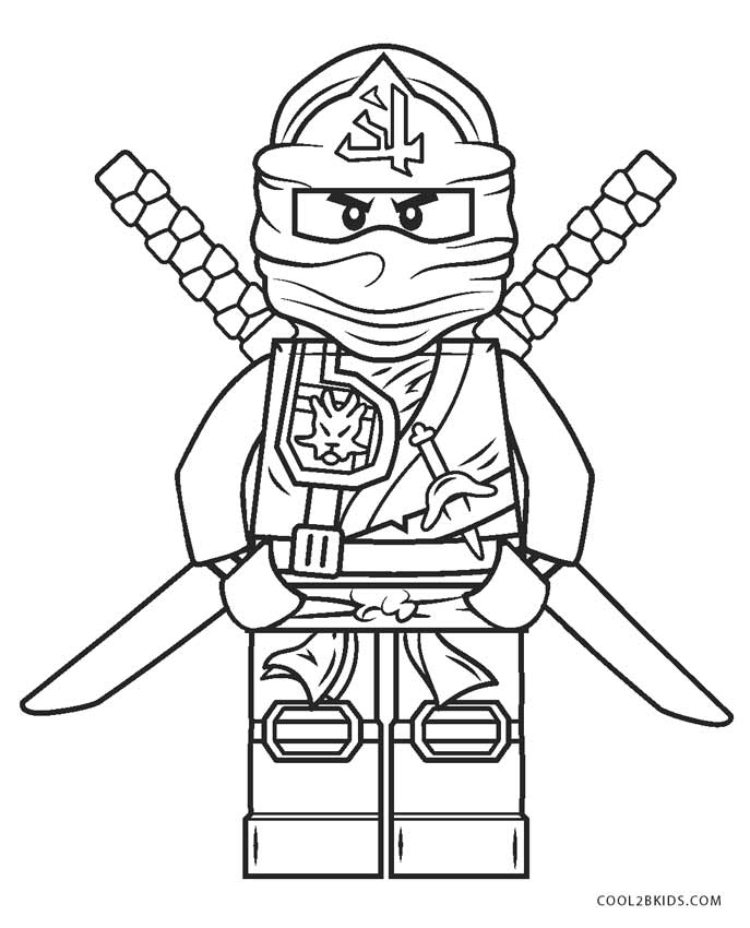 Ninjago Printable Coloring Pages
