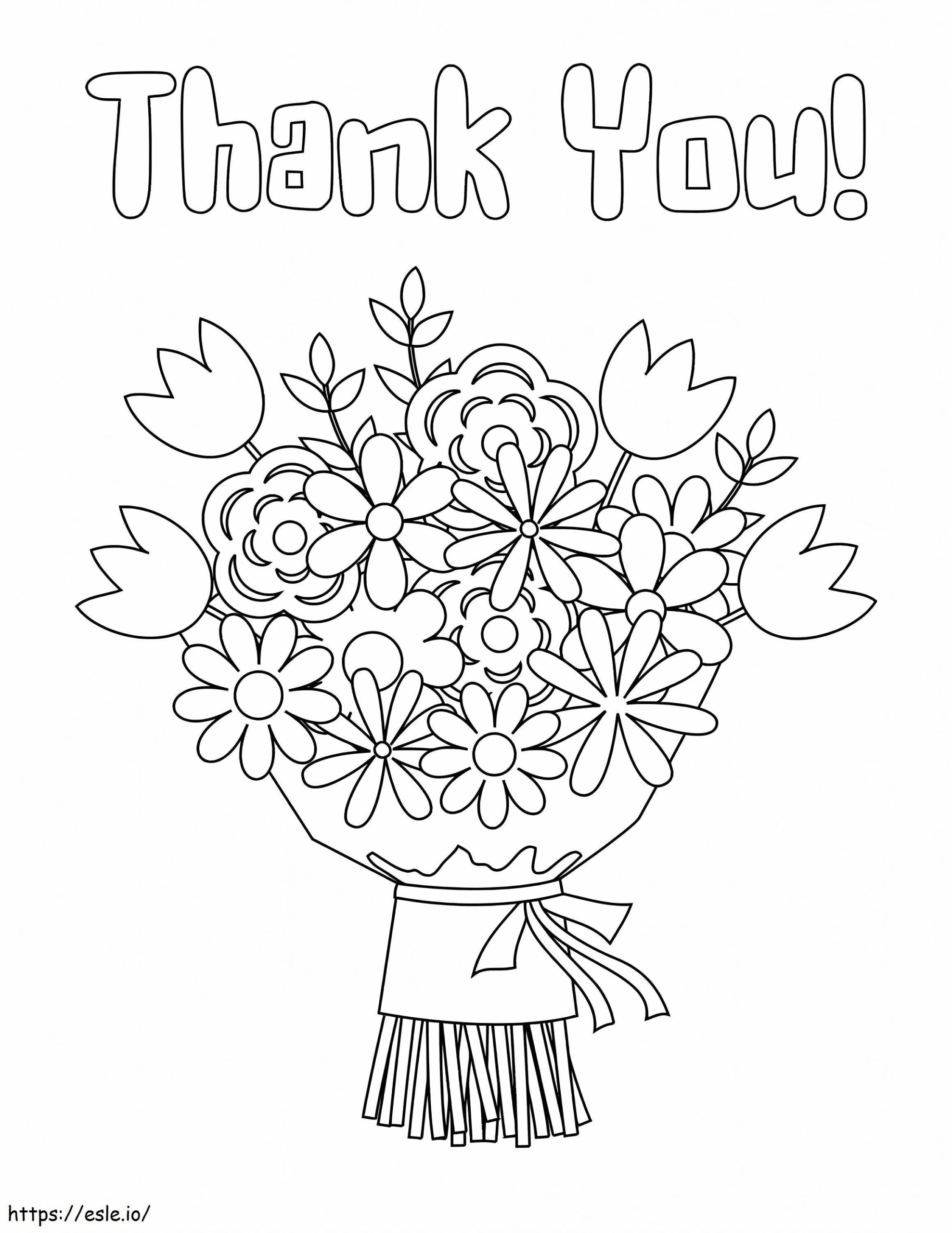 Normal Thank You Coloring Page