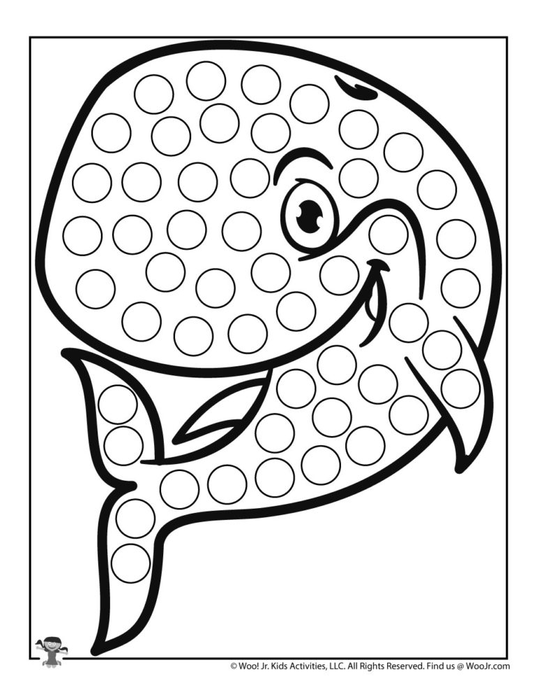 dot coloring pages free