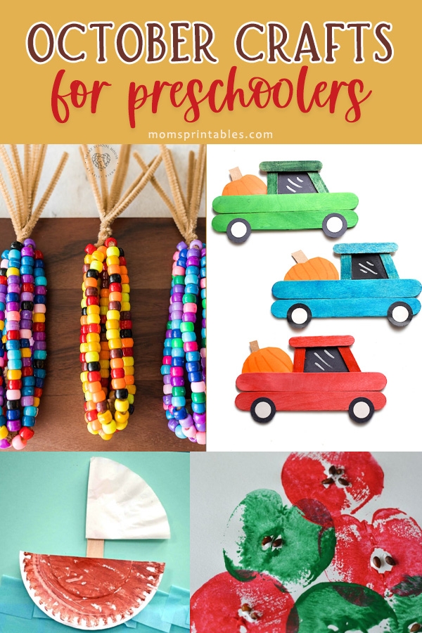 October Crafts For Preschoolers Mom 39 s Printables
