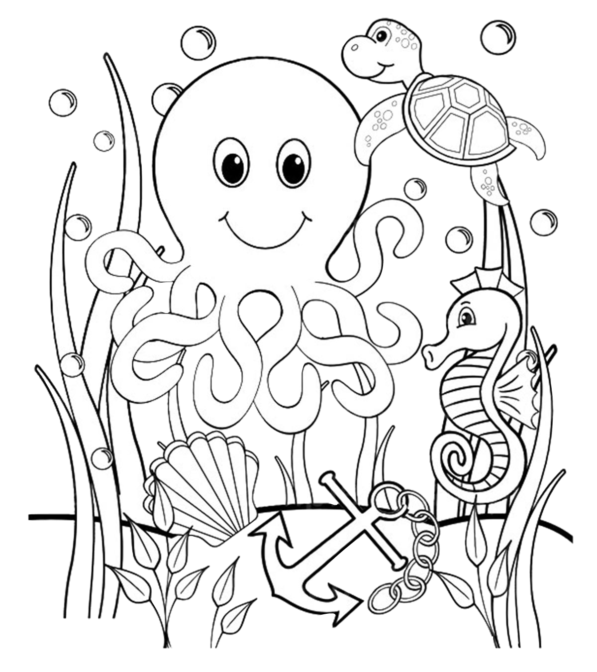 free printable ocean coloring pages