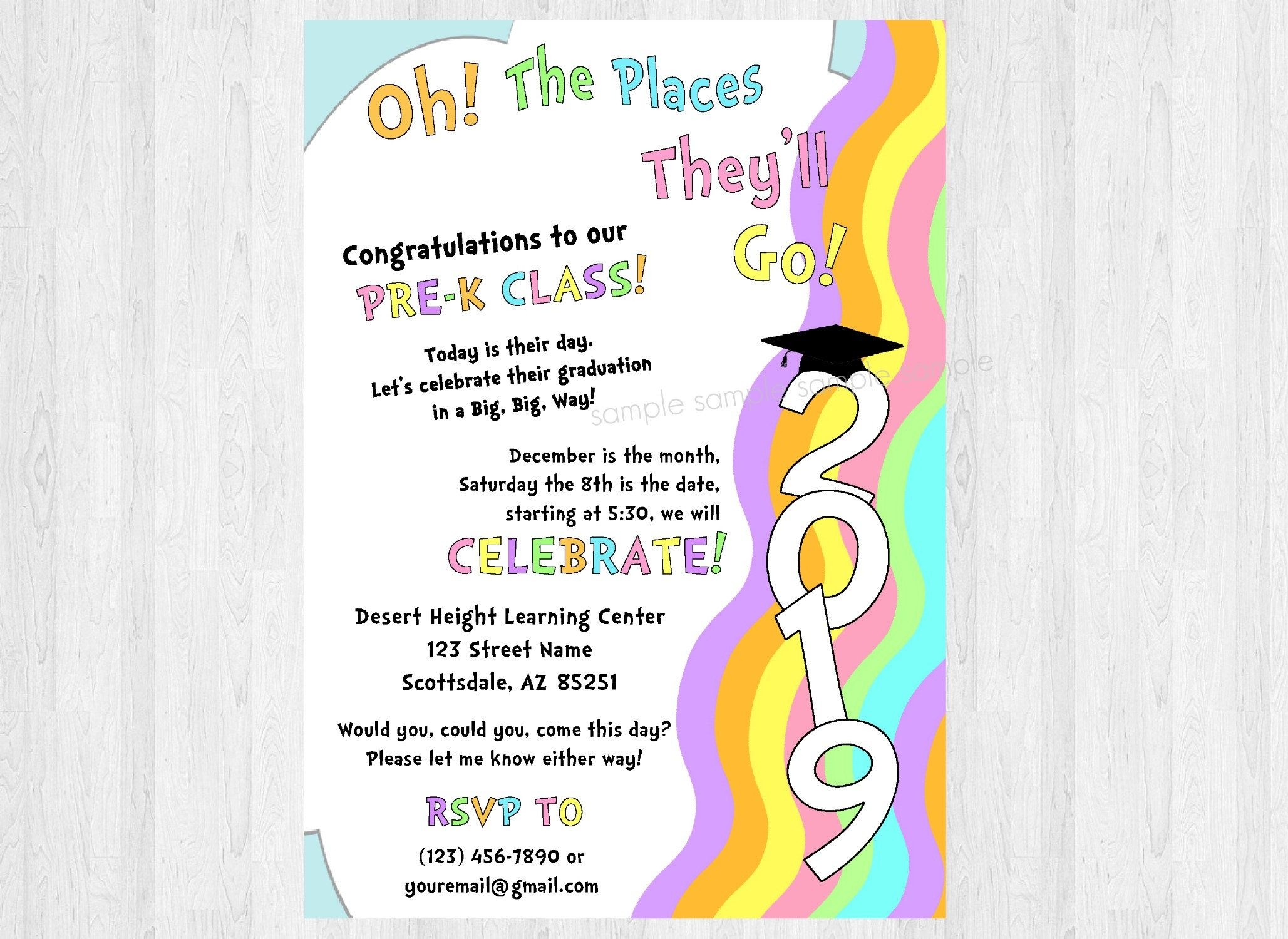 oh the places you'll go graduation invitation template free