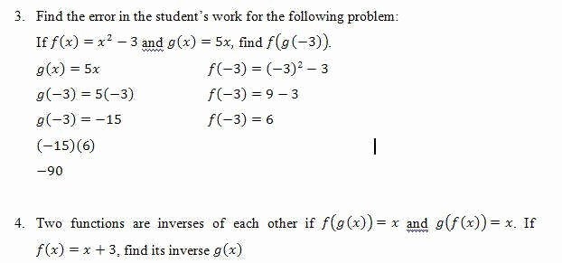 Operations On Functions Worksheet Lovely Function Operations Worksheet 
