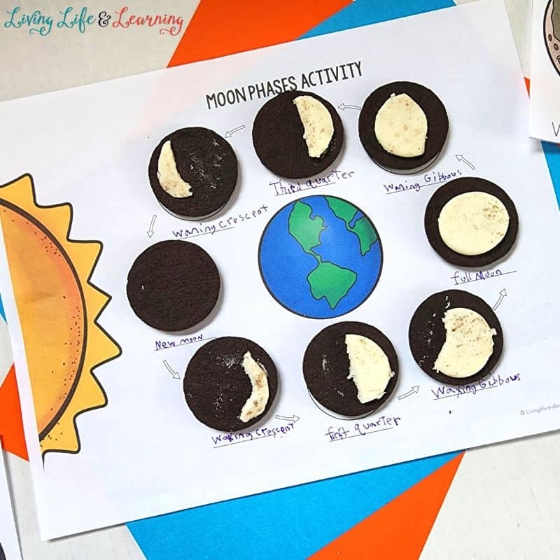 Oreo Moon Phases Activity Worksheets Library